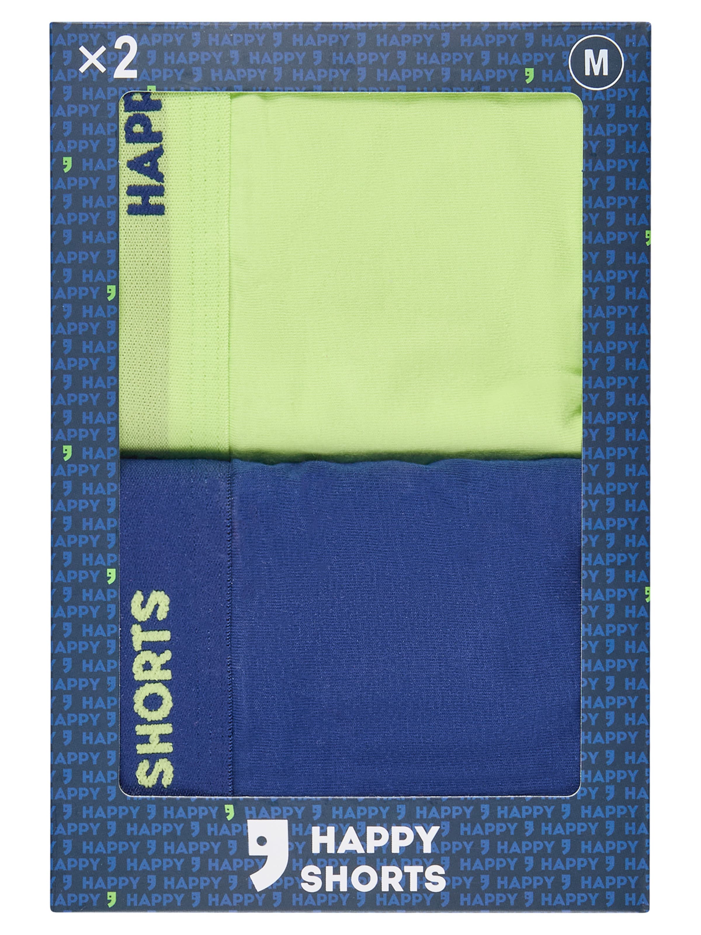 Boxers ' Jersey ' Happy Shorts en bleu