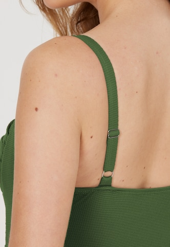 Cruz Bustier Badpak 'Nicola' in Groen