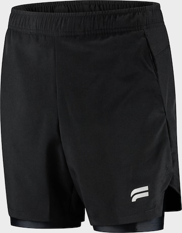 Fortex Fitness Regular Sporthose in Schwarz: Vorderseite