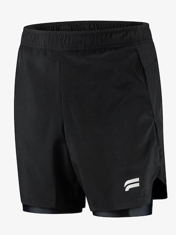 Fortex Fitness Regular Sportbroek 'Active 2-in-1 Shorts' in Zwart