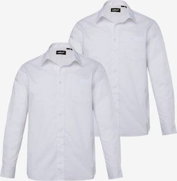 Men Plus Zakelijk overhemd in Wit: voorkant