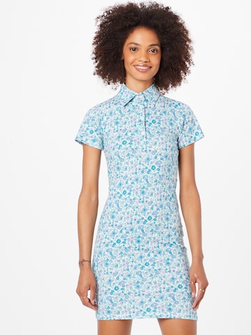 Robe-chemise 'Sajeeve' Motel en bleu : devant