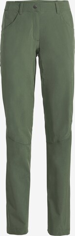 VAUDE Outdoor Pants 'Skarvan Biobased' in Green: front