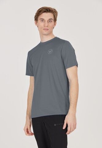 Virtus T-Shirt 'Keso V2' in Grau: Vorderseite