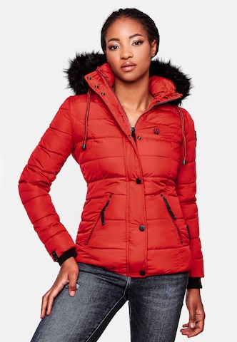 Veste d’hiver 'Zuckerbiene' NAVAHOO en rouge : devant