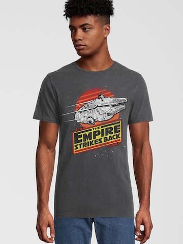 Recovered Shirt 'Star Wars' in Grijs: voorkant