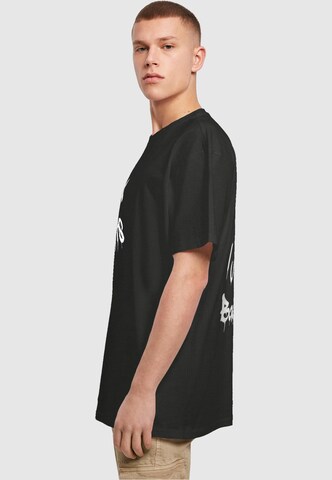 Merchcode Shirt 'Bad Habits' in Zwart