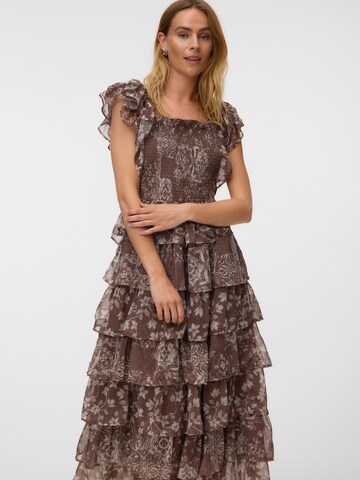 VERO MODA - Vestido de verano 'VMAmazing' en marrón: frente
