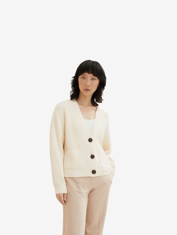 Cardigan TOM TAILOR en beige