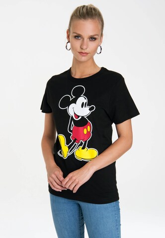 LOGOSHIRT T-Shirt 'Mickey Mouse – Classic' in Mischfarben: predná strana