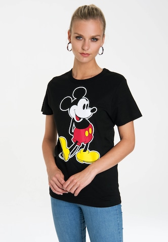 LOGOSHIRT Shirt 'Mickey Mouse – Classic' in Gemengde kleuren: voorkant