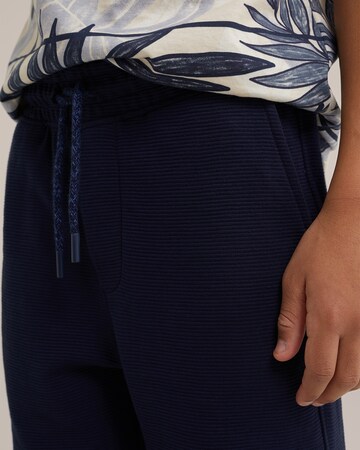 WE Fashion Slim fit Trousers in Blue