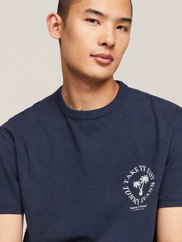 Tommy Jeans T-Shirt 'NOVELTY' in Blau