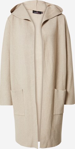 Zwillingsherz Knit Cardigan 'Janina' in Beige: front