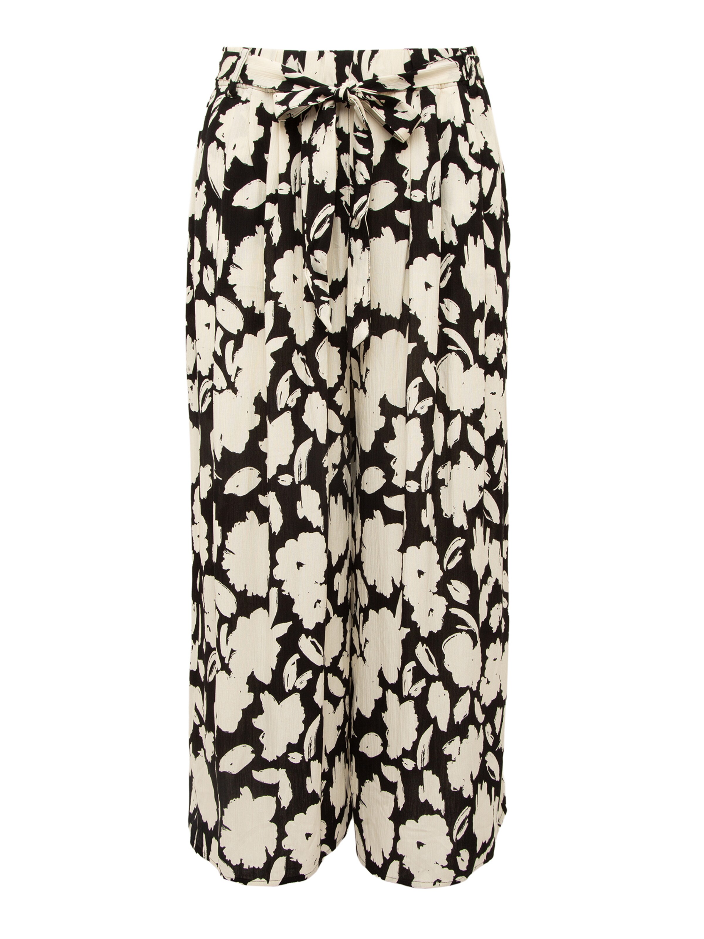 Mavi Wide leg Pants in Black: front