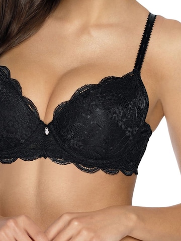VIANIA T-shirt Bra 'Ava' in Black