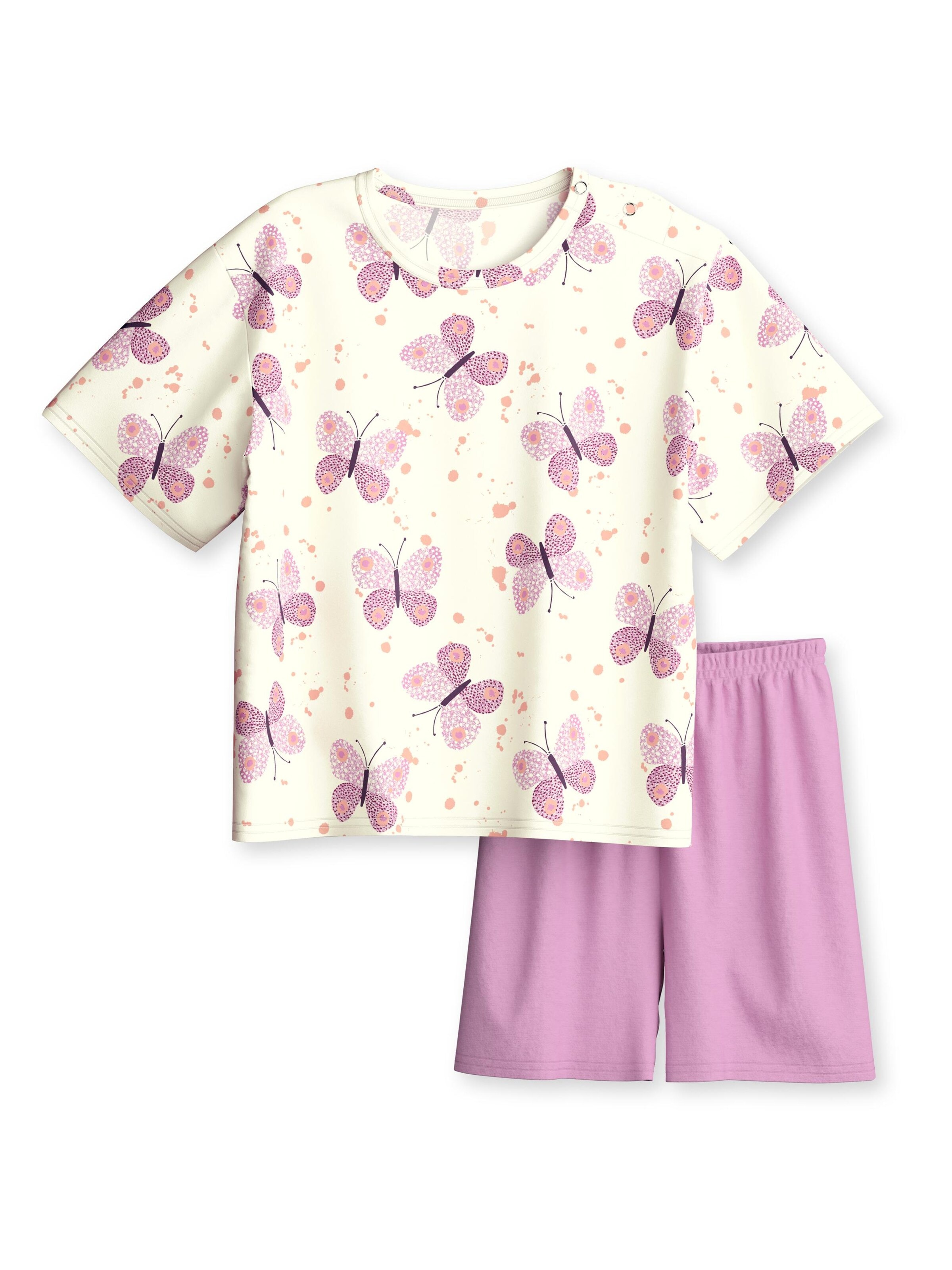 CALIDA Pajamas 'Butterfly' in Pink
