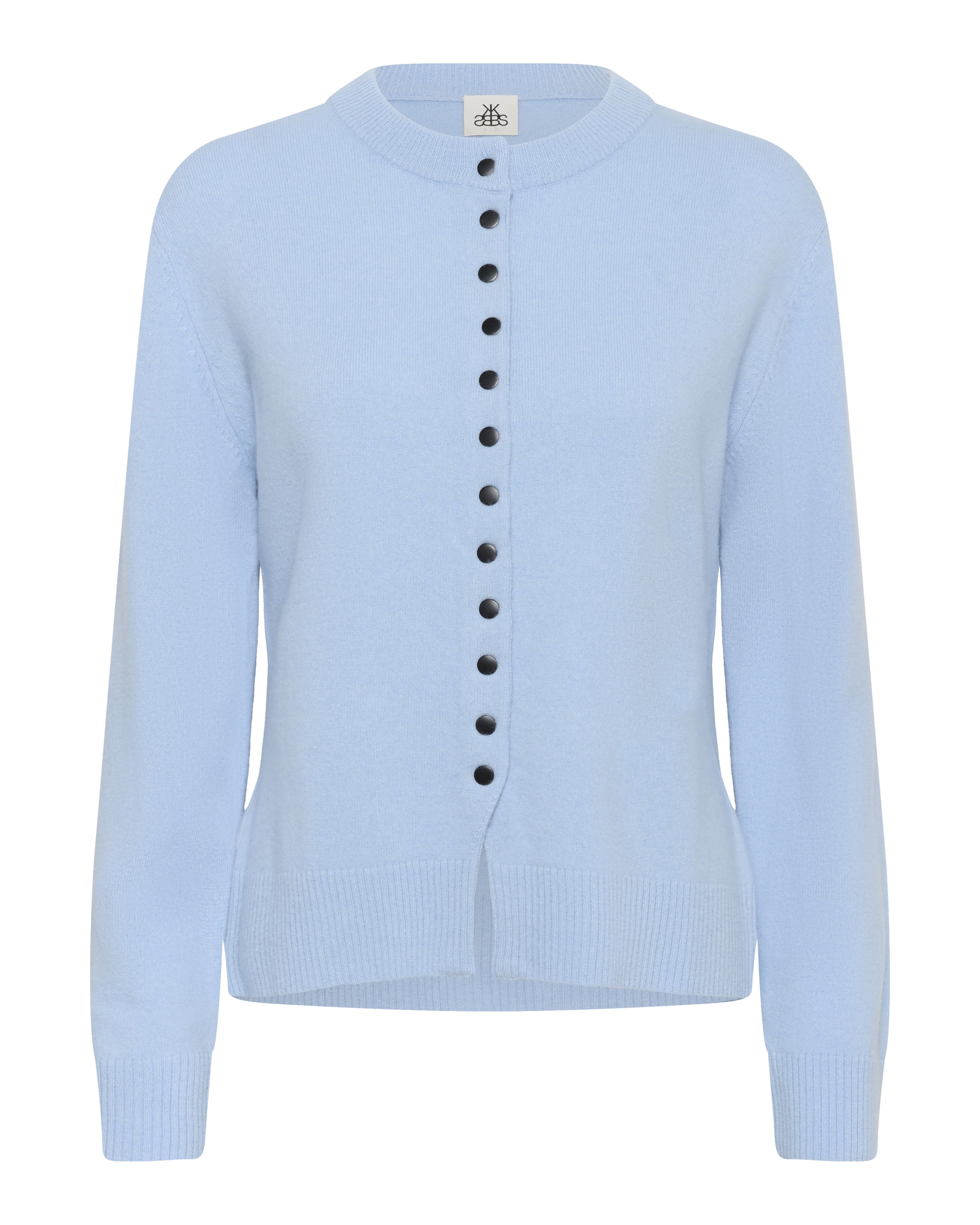 KAREN BY SIMONSEN Gebreid vest 'KBEtta' in Blauw: voorkant