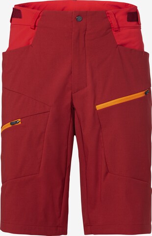 VAUDE Outdoorbroek 'Tekoa STS III' in Rood: voorkant