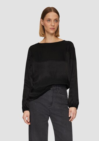 Chemisier s.Oliver BLACK LABEL en noir : devant