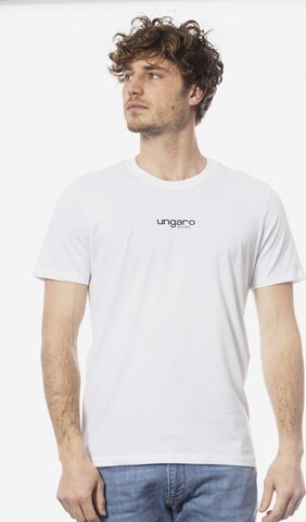 Top 'T-Shirt Uomo Ungaro 100% Cotone - Crew Neck Logo' di Ungaro in bianco: frontale