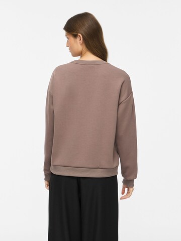 VILA Sweatshirt 'SANDY' in Brown
