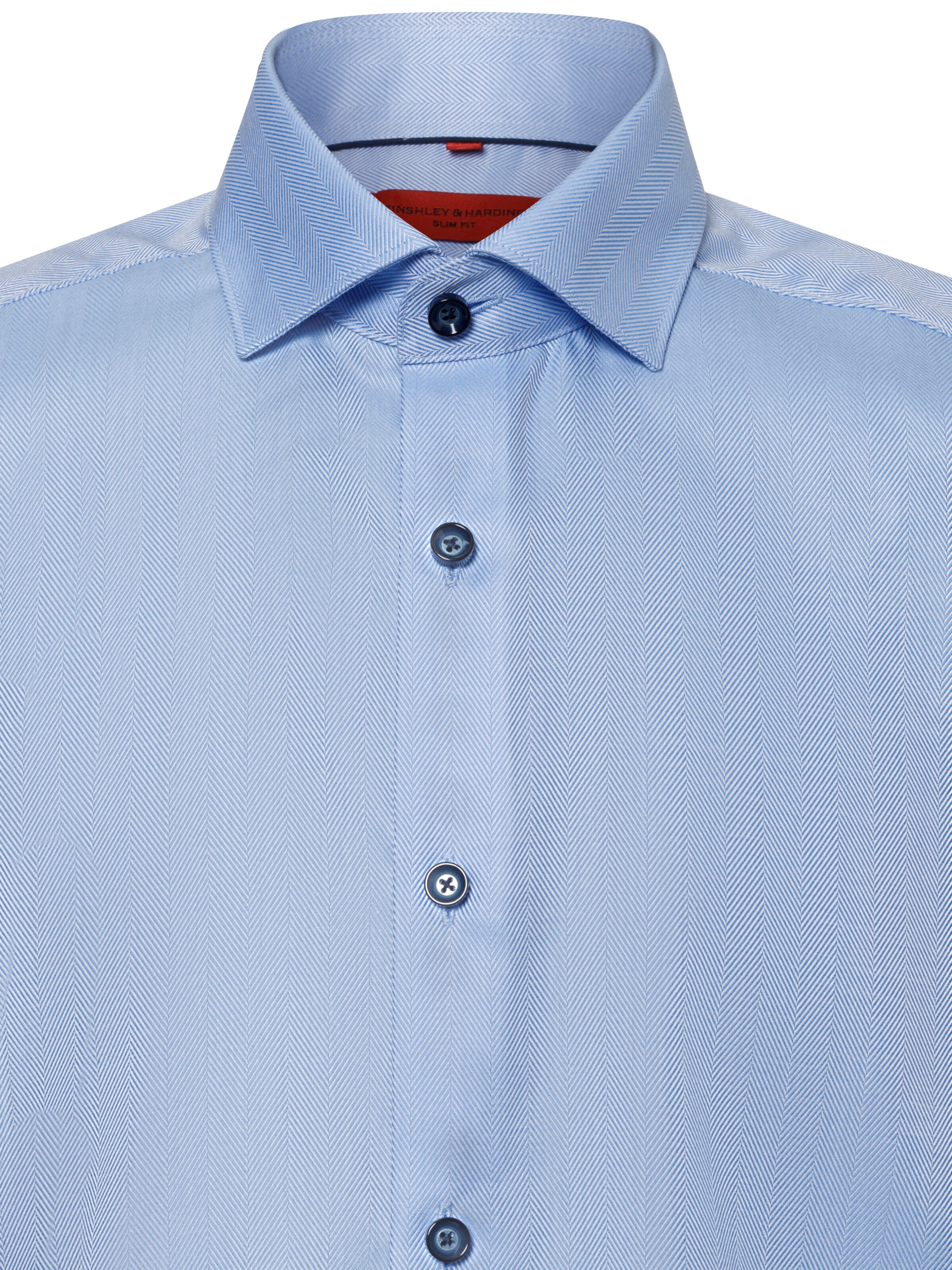 Finshley & Harding Slim fit Business shirt in Blue