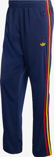 ADIDAS ORIGINALS Hlače 'Firebird' u tamno plava / zlatno žuta / crvena, Pregled proizvoda