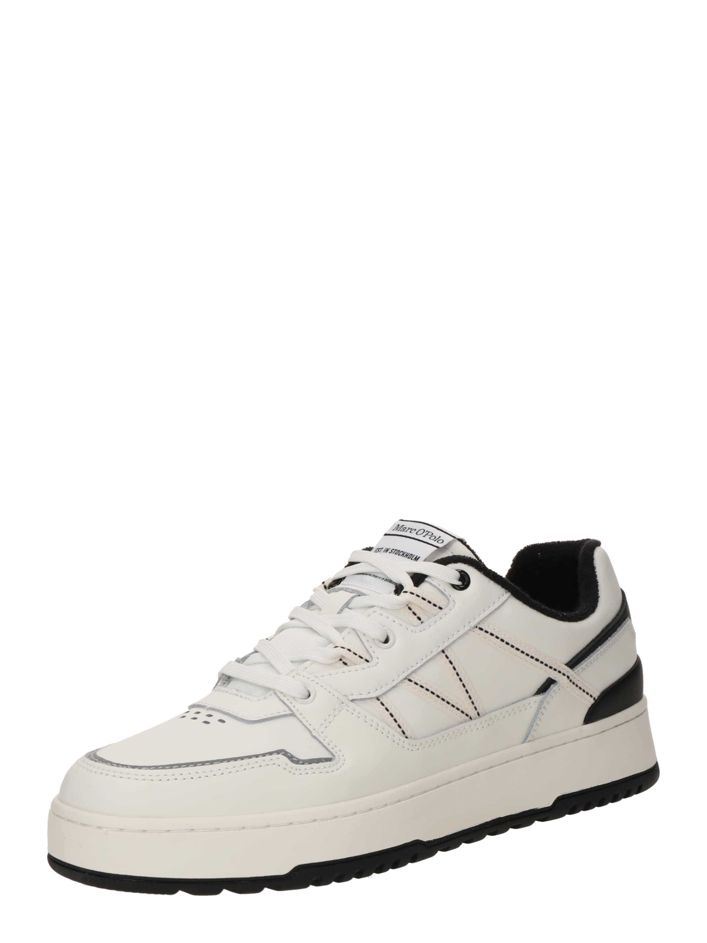 Marc O'Polo Ниски маратонки в бяло: отпред