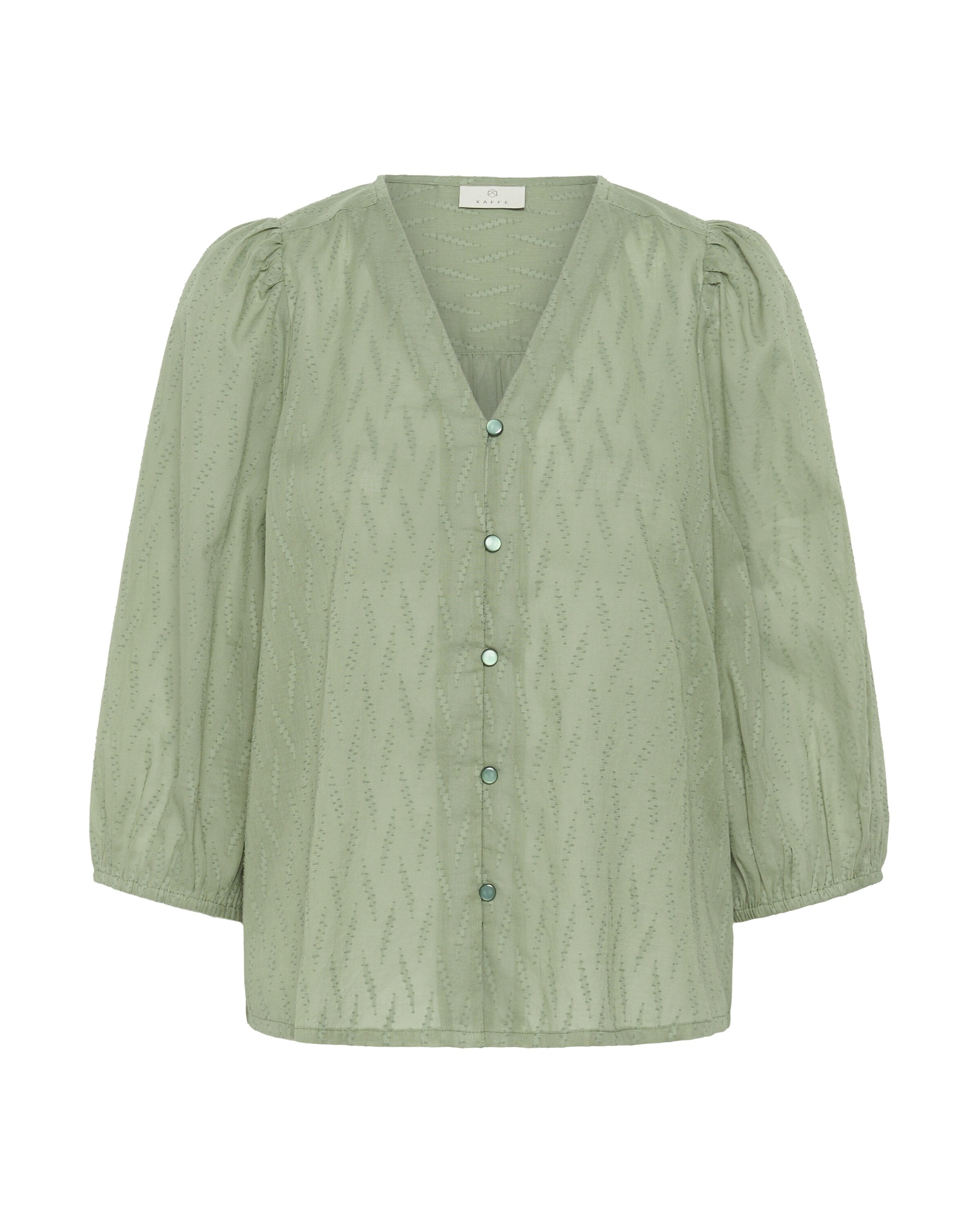 Camicia da donna 'Gabriela' di Kaffe in verde: frontale