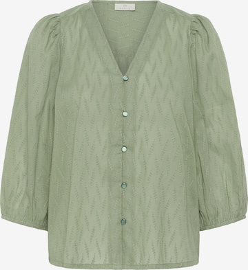 Camicia da donna 'Gabriela' di Kaffe in verde: frontale