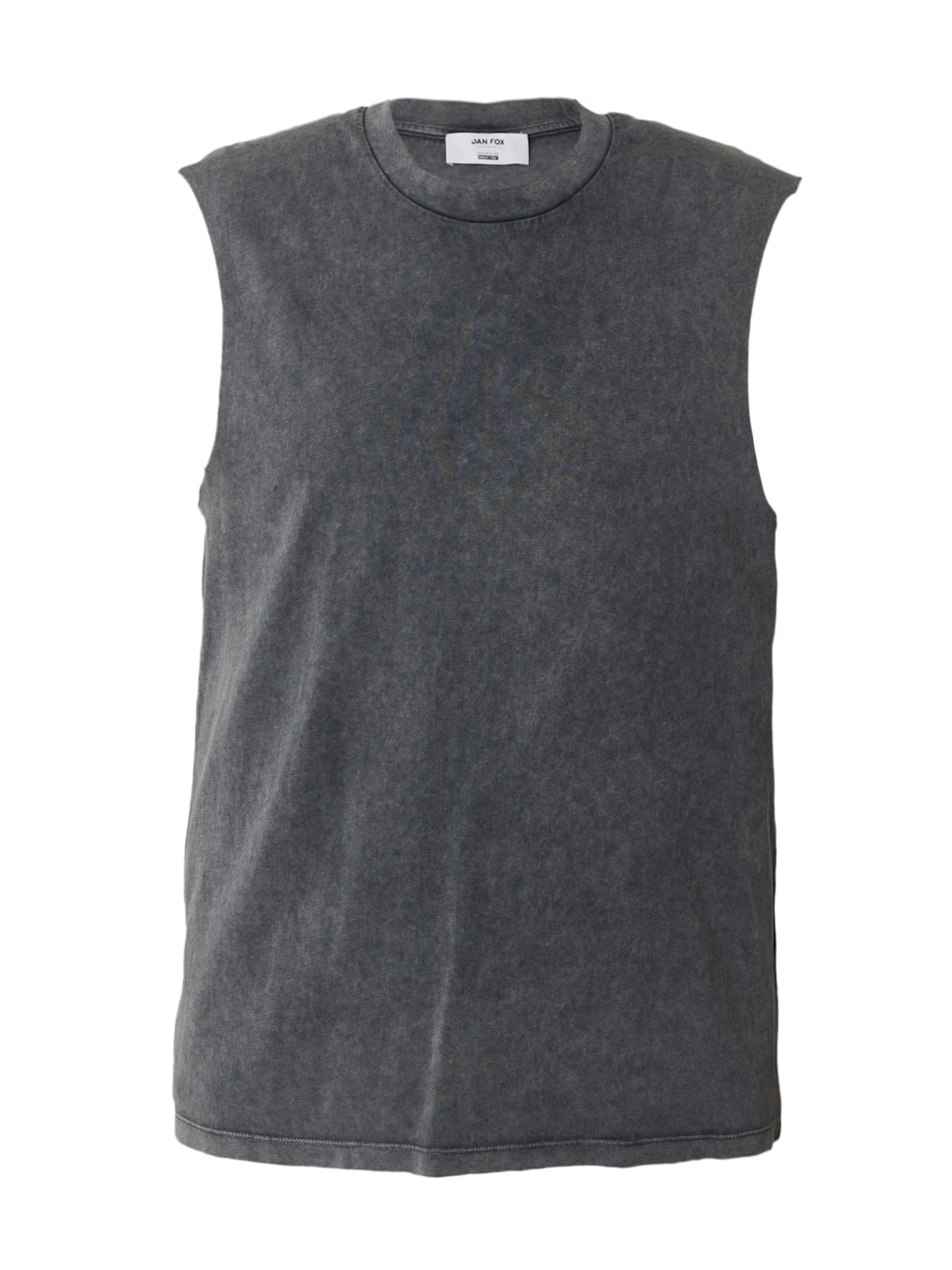 DAN FOX APPAREL Top 'Lucian' in Grau: Vorderseite