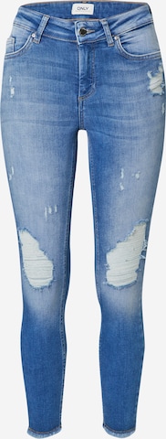 ONLY Skinny Jeans 'BLUSH' in Blauw: voorkant