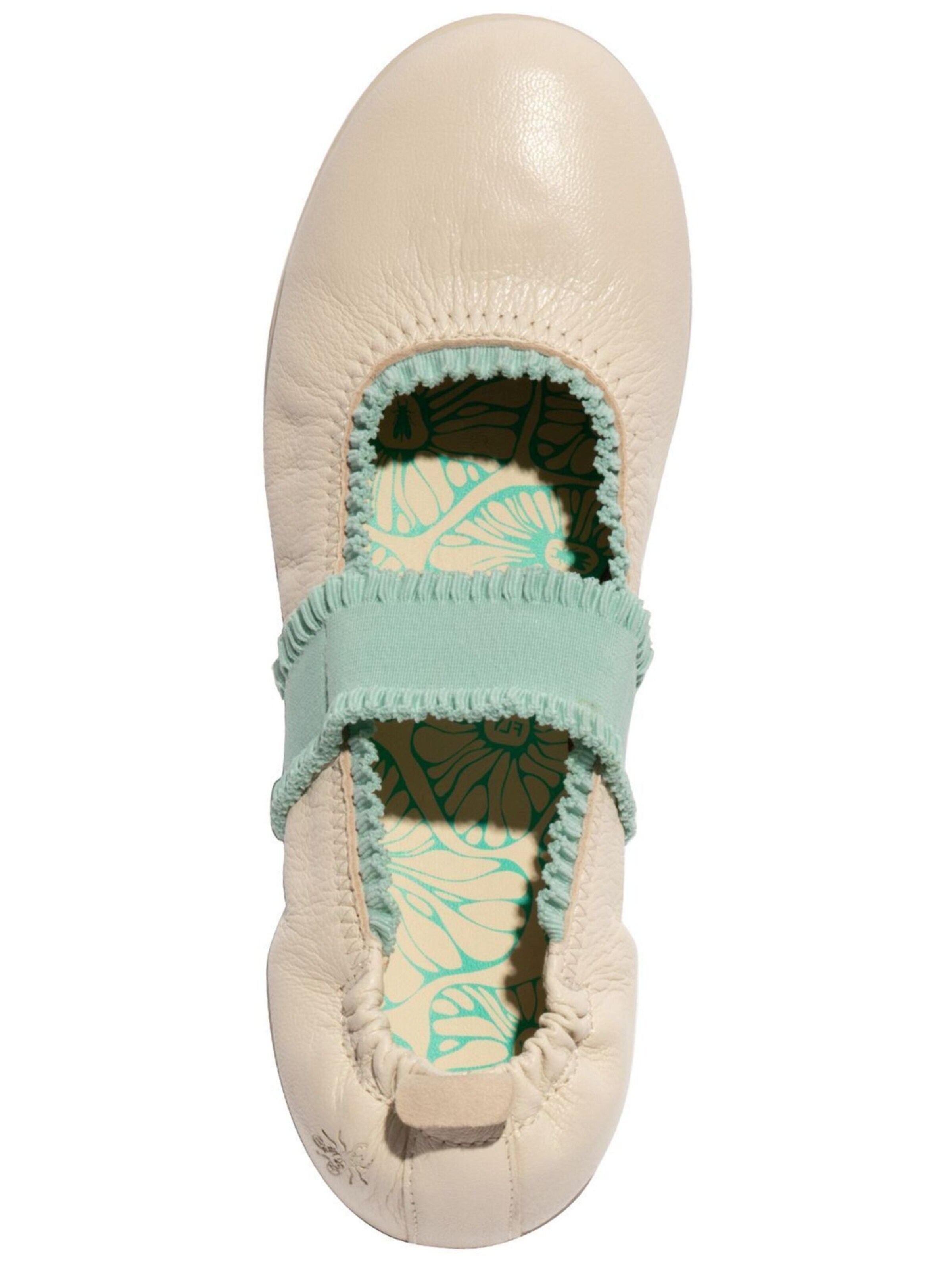 FLY LONDON Strap ballerina in Beige