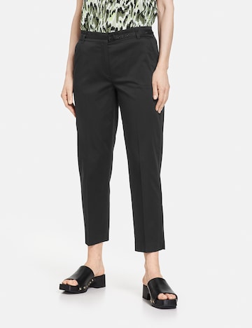 GERRY WEBER Slimfit Hose in Schwarz: predná strana