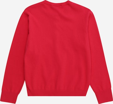 Cardigan UNITED COLORS OF BENETTON en rouge