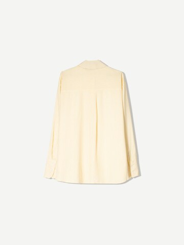 Bershka Bluse in Gelb