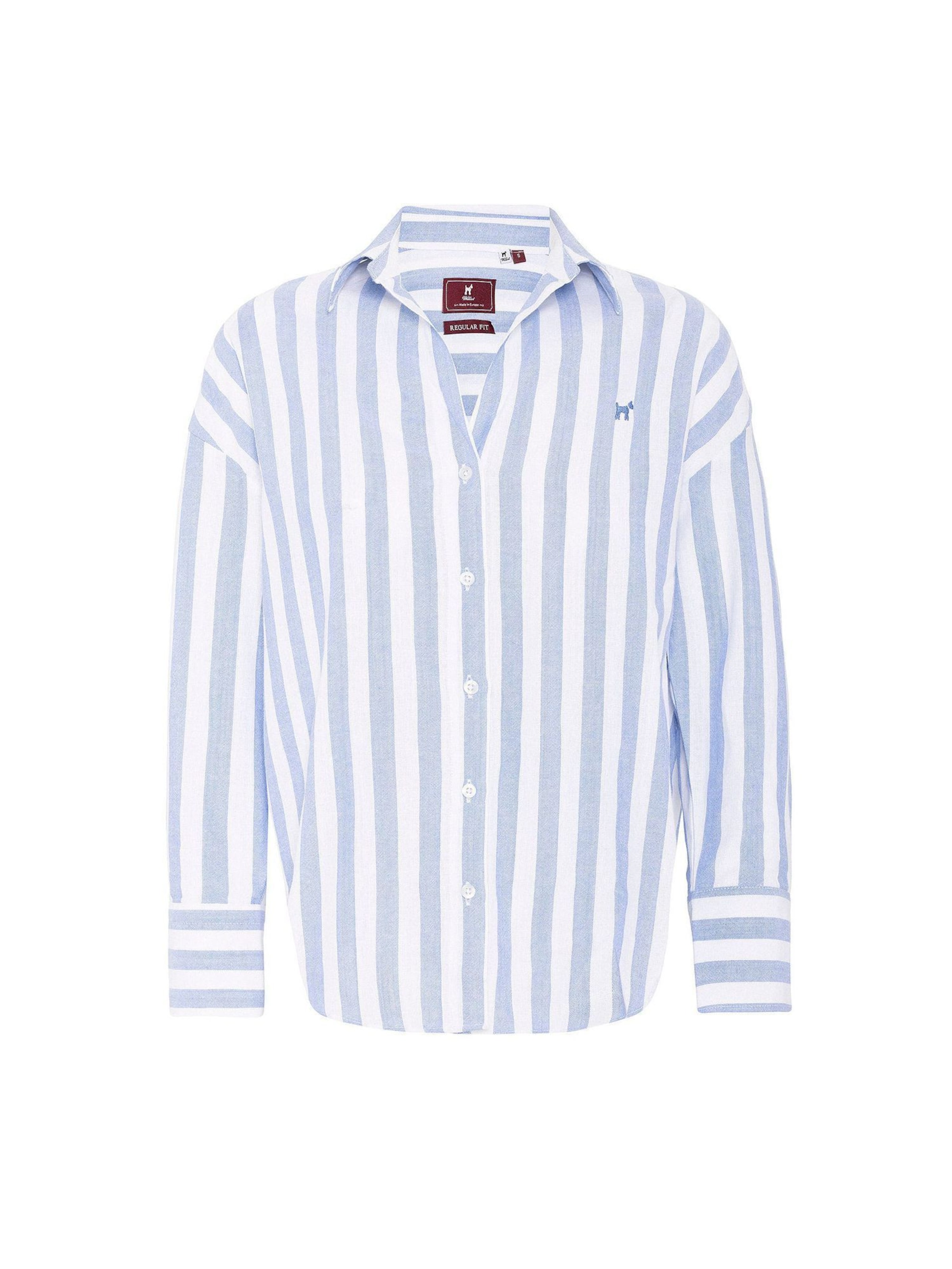 Williot Bluse in Blau: Vorderseite