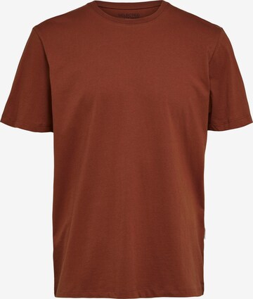 SELECTED HOMME T-Shirt 'Aspen' in Rot: predná strana