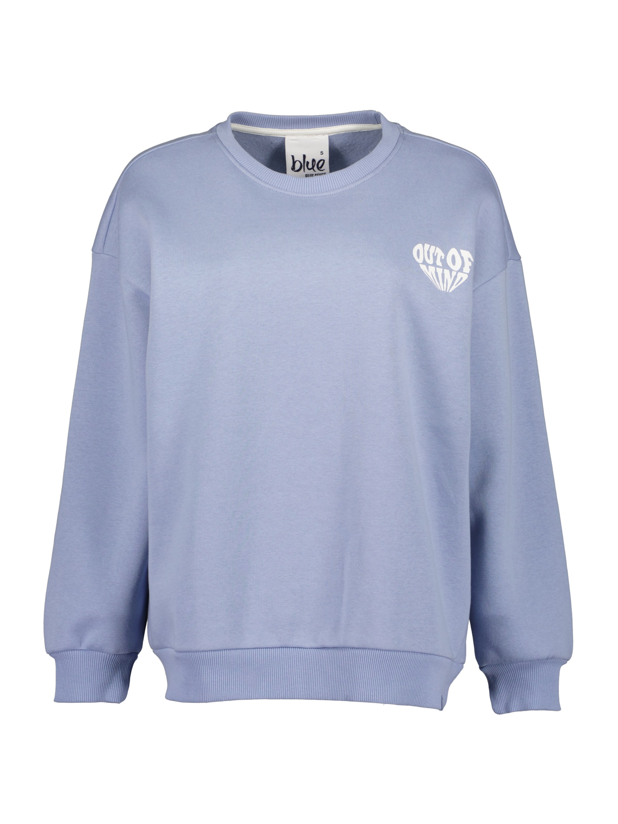 BLUE SEVEN Μπλούζα φούτερ σε μπλε: μπροστά