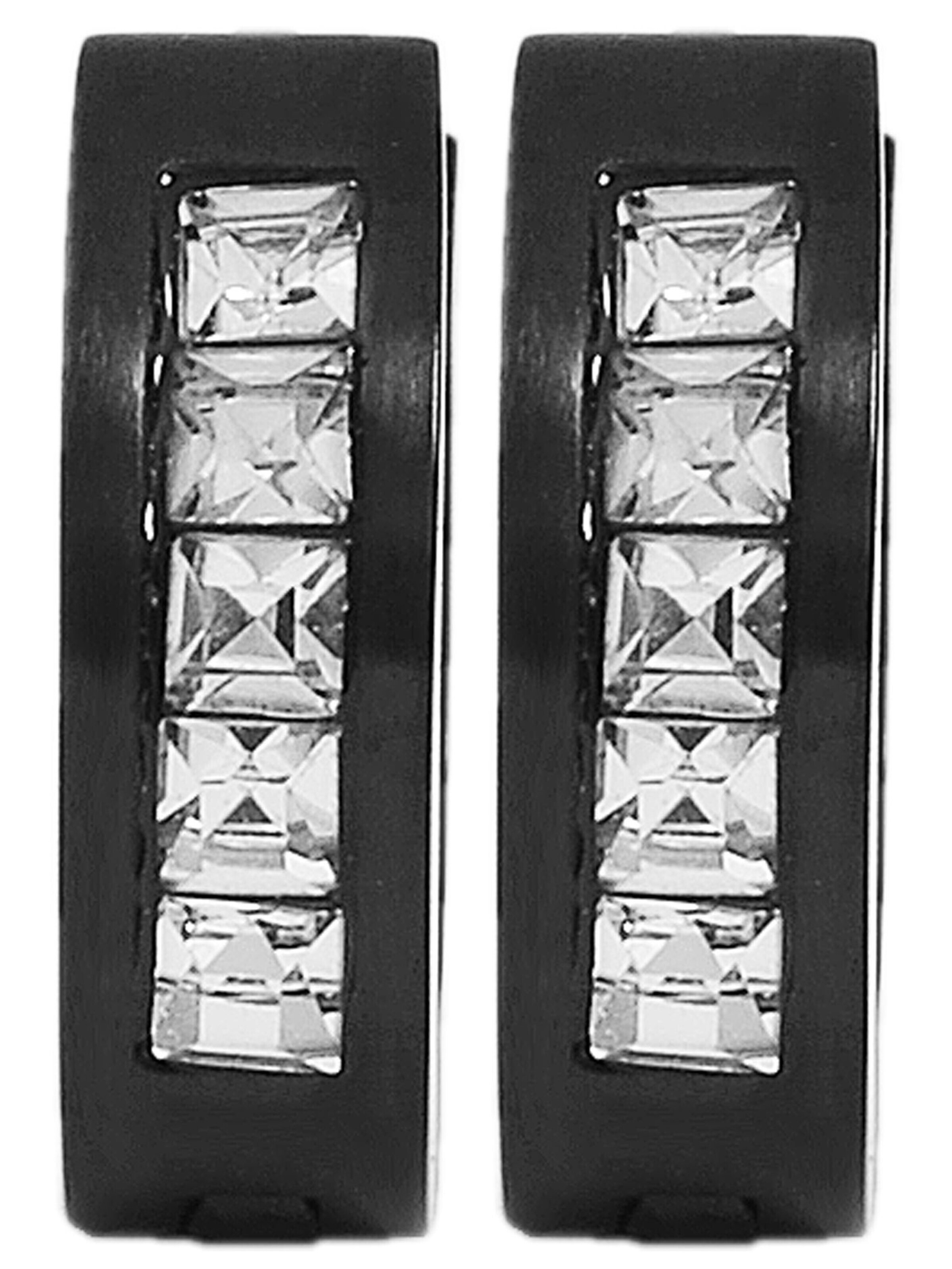Akzent Earrings 'Zolile, langlebig' in Black: front