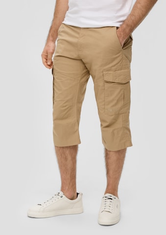 s.Oliver Regular Cargobroek in Beige: voorkant