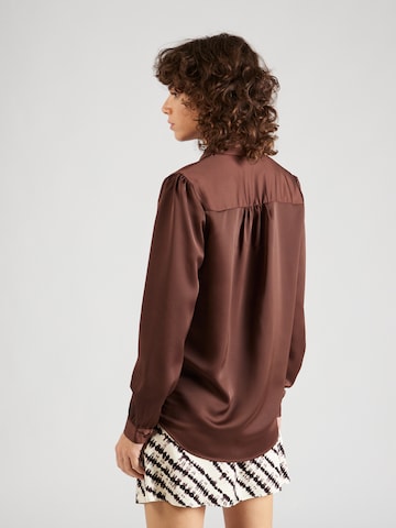 VILA - Blusa en marrón