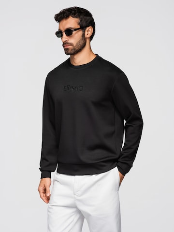 Ombre Sweatshirt 'Eximio' in Zwart