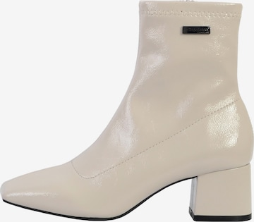Les Tropéziennes - Botas de tobillo en blanco: frente