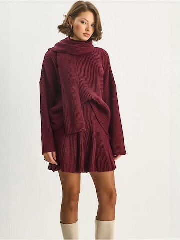 Costume Bianco Lucci en rouge : devant