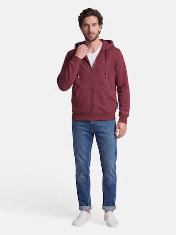 salzhaut Sweatvest 'Breker' in Rood