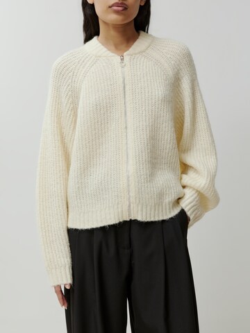 EDITED Knit Cardigan 'Rani' in Beige: front