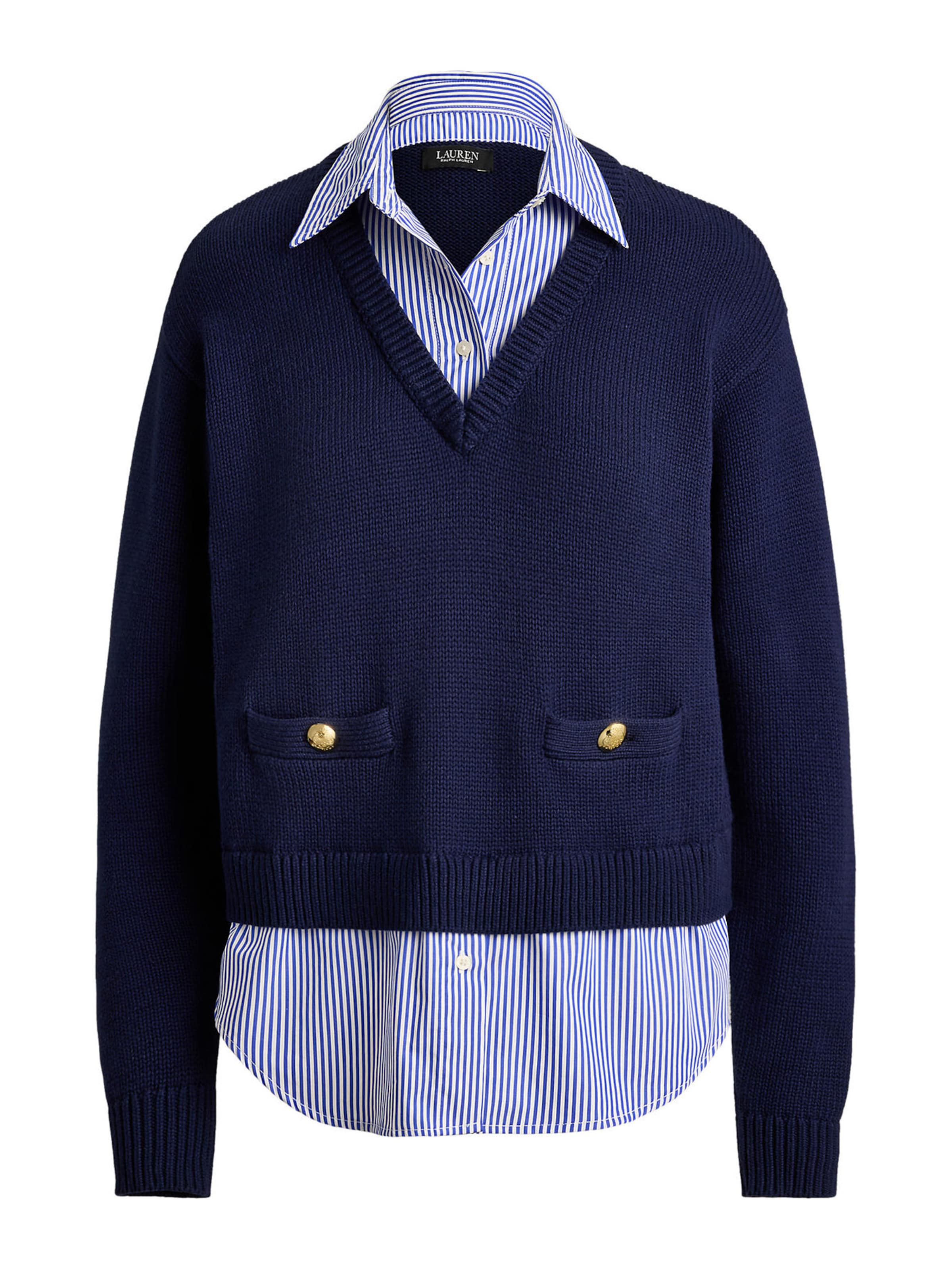 Lauren Ralph Lauren Pullover in Blau: Vorderseite