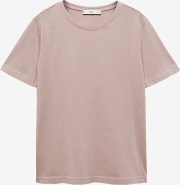 MANGO T-shirt 'WASHACA' i rosa: framsida